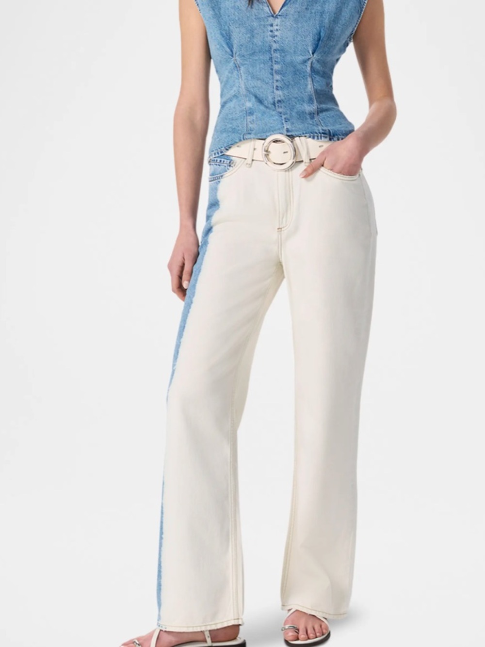 Rag & Bone Featherweight Logan Wide-Leg Jeans size 26 NWT